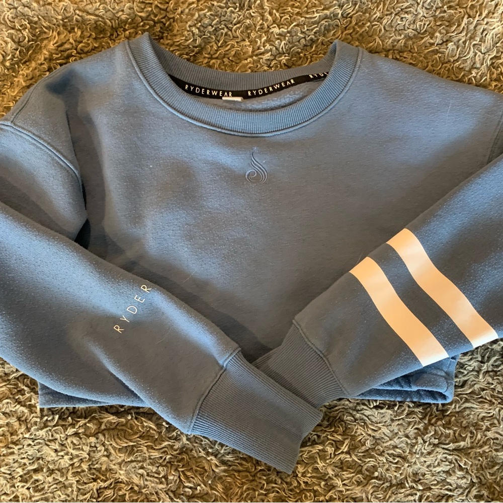 Ryderwear Slate Blue Crew Neck Sweater